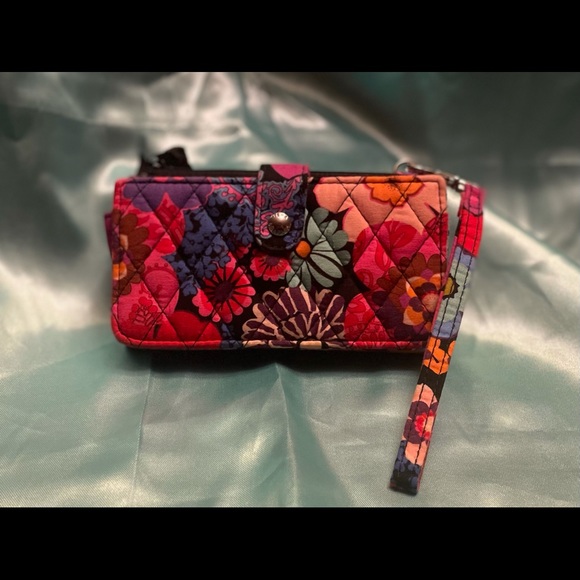 Colorful Vera Bradley Tri-Fold Wallet - Picture 1 of 2